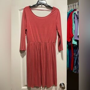 Women’s Half Sleeve Coral Dress